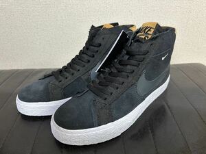 新品 箱なし NIKE SB ZOOM BLAZER MID PRM US10 28.0ｃｍ ブレーザー プレミアム ブラック/ブラック/ホワイト/アンスラサイト DV7898-001 