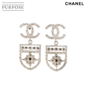 未使用 展示品 シャネル CHANEL ココマーク エンブレム スイング ピアス シルバー B15B アクセサリー Earrings 90229512