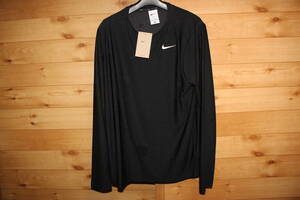 未使用　メンズL　黒　ナイキNIKE　 Dri-FIT DYE L/S トップ 長袖Tシャツ　ロンT　DX0887　送料無料即決