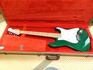 フェンダー エリック・クラプトン　ストラトキャスター　Eric Clapton Stratocaster Candy Apple Green (レースセンサー仕様)
