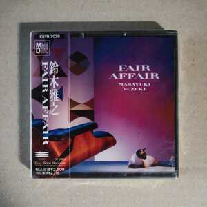 鈴木雅之 MD MDディスク mini disc 新品 未開封 Masayuki SuzukiFAIR AFFAIR 