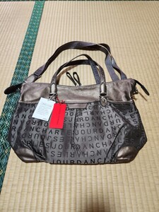 《新品》CHARLES JOURDAN　シャルルジョルダン　レディース2wayナイロンバッグ 　ブラウン　ショルダーバッグ