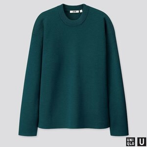 美品「UNIQLO U ミラノリブクルーネックセーター」L / ユニクロ　ユー