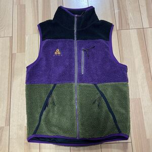 Lサイズ 美品 NIKE ACG BOA VEST JACKET ナイキ エーシージー ボア ベスト フリース ジャケット 