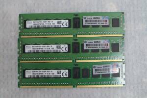 E5363 Y 【３枚セット】 SK hynix PC メモリ8GB 1Rx4 PC4-2133P