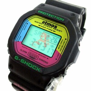 レア カシオ Gショック atmosコラボモデル メンズ デジタル DW-5600VT 時計 CASIO G-SHOCK FOX FIRE アトモス 限定 稼動品