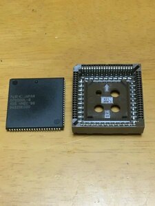 【電子部品】V25CPU + PLCC 84P ICソケット　1組