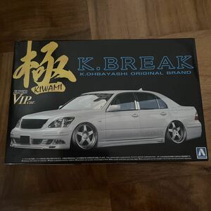 未組立 アオシマ 1/24 極 K-BREAK 30系 トヨタ セルシオ 後期型 TOYOTA CELSIOR UCF30 TYPE V VIP CAR プラモデル