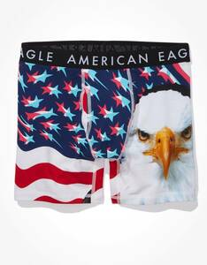 * AE アメリカンイーグル ボクサーブリーフ トランクス AEO Bald Eagle 6" Classic Boxer Brief S / Red *