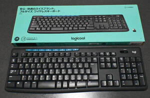 【中古・状態良】ロジクール ワイヤレスキーボード K275 (ブラック) logicool