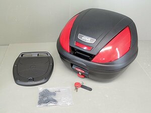 ●GIVI ジビ トップケース リアボックス E370ND モノロックケース 未塗装ブラック 230403DJ0333