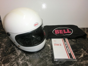 未使用展示品 BELL STAR2 ベルスター２ ホワイトXL （Z900RS XSR900 GS CBX GT380 XJ FX GSX CBR KH ホーク ヨシムラ BEET 当時物 Z1 Z2)