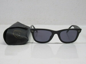 ◆S306.Ray Ban レイバン WAYFARER ウェイファーラー RB 2140 F 901 眼鏡 メガネ 度入り サングラスフレーム/中古