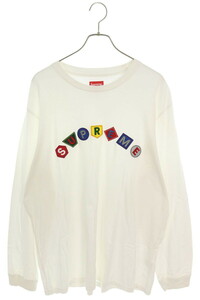 シュプリーム 長袖カットソー 21AW Geo Arc L/S Top サイズ:XL ロゴアーチ長袖カットソー 中古 OM10