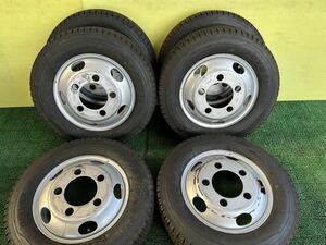 イボ付き205/70R16 111/109N LT 2020年スダットレス TOYO 6本セット XAC16×5.5K 5穴PCD208 ET115 ハブ150mm 穴32.5mm 三菱キャンター等に