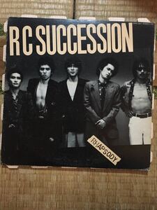 RCサクセション ラプソディー 国内盤レコード