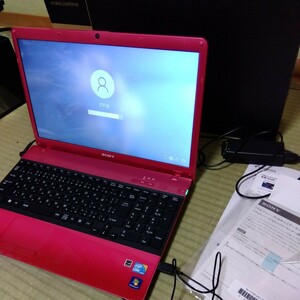 ノートパソコン　sony vaio os windos 10 pro cpu intei(r) coro(tm) i3cpu 370@2.4ghz 2.40ghz メモリ　400gb システム　32ビット64