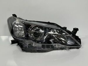 極美品/破損なし/低走行 マークX GRX130 GRX135 前期 Sパッケージ 純正 右ヘッドライト HID クローム 81145-22B50 22-348 オ 管理24089