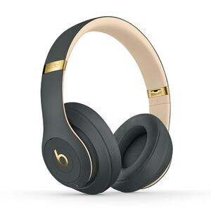 未使用に近い Beats Studio3 ビーツ ワイヤレス wireless ノイズキャンセリングヘッドホン shadowgrey シャドーグレー 灰色 Bluetooth