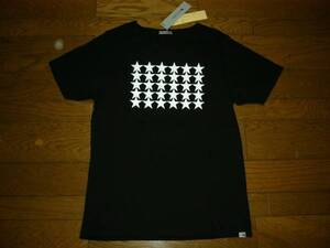 新品 rebellion-operations リベリオンオプス Tシャツ 黒 4 星☆ カットソー AKM Union Stars T