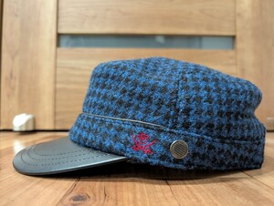 HARRIS　TWEED　×　R.J.B キャップ　RJB ワークキャップ 帽子　ハット　ハリスツイード　アールジェイビー　フラットヘッド　　