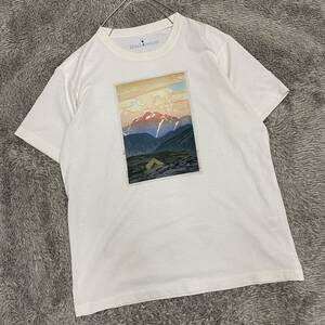 mont-bell モンベル Tシャツ 半袖カットソー サイズM ホワイト 白 メンズ トップス 最落なし （B20）