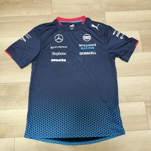 2024 ウィリアムズレーシングF1 チーム支給品 Tシャツ Mサイズ 非売品 アルボン　コラピント 日本GP　PUMA