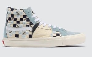 【新品】VANS Sk8-Hi Bricolage LX Color : White Checker Blue Size : 27cm(US9.0) バンズ　