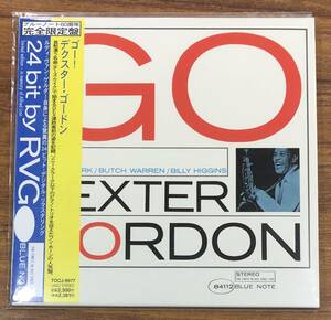 BNJ-155 紙ジャケ CD デクスター・ゴードン - ゴー! TOCJ-9077 帯付 DEXTER GORDON Go BLUE NOTE RVG