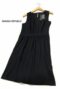 BANANA REPUBLIC★バナナリパブリック★ （4）ノースリーブ ワンピース/黒 未使用