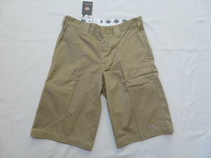 ☆新品未使用☆　Dickies　ＦＲＡＴ　ＦＲＯＮＴ　ＷＯＲＫ　ハーフパンツ（W30）　