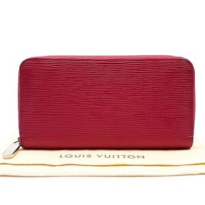 ◆美品◆ ルイヴィトン LOUIS VUITTON 長財布 ウォレット M60305 ジッピーウォレット ラウンドファスナー エピ フューシャ 01-24111108-c