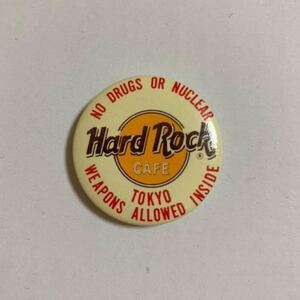 缶バッジ HARD ROCK CAFE TOKYO