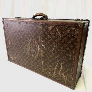 博物館級◇1930年前後◇Louis Vuitton ルイヴィトン アルゼール75 手書き トランクケース M21225 モノグラム ヴィンテージ アーカイブ