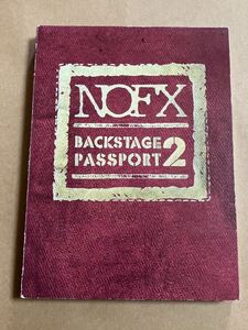 DVD NOFX / NOFX BACKSTAGE PASSPORT 2 FAT755-9 ブックレット付き デジパックすれ、傷みあり