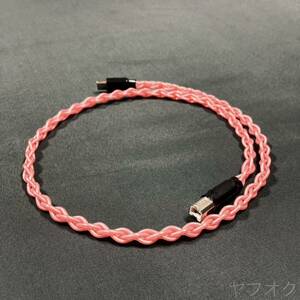 オーディオ用USBケーブル 「Red」 C→B/0.6m “CANARE4SG6使用” 【OYAIDE・FURUTECH・SAEC・Zonotone・ACOUSTIC REVIVE・AIM電子】