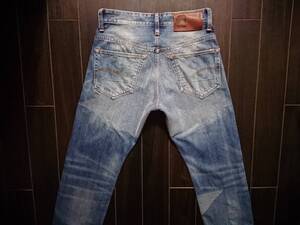 G-STAR RAW♪3301 TAPERED PRESTORED♪Higa denim♪ジースター♪リペア♪W28 L30♪D06134 8595 8757