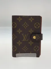 LOUIS VUITTON アジェンダPM_モノグラム_BRW レザー ブラウン メンズ 