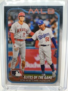 【2024】大谷翔平 & ベッツ、エンゼルス時代の貴重ショット - 2024 Topps Series 1 #138 Elites of the Game