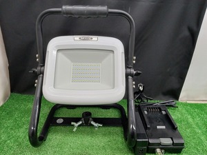 中古品 NICHIDO 日動 19.2V 6Ah 着脱式 チャージライト LIFE BAT-L150RE バッテリー1個付 屋内屋外兼用型 LED投光器 【1】