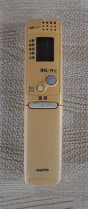 SANYO エアコン用リモコン RCS-ZP1 サンヨー エアコン リモコン 自動 暖房 除湿 冷房 三洋