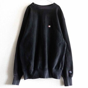 【USA製】CHAMPION【90s REVERSE WEAVE スウェット トレーナー 】XL ブラック リバースウィーブ チャンピオン u2408007