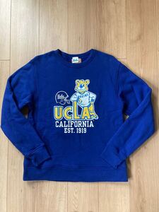 ☆美品 CHESWICK 東洋 UCLA 厚手 スウェット 裏起毛 MADE IN USA ブルー 東洋エンタープライズ トレーナー 希少 USA製 California