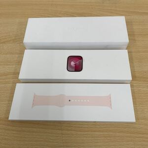 新品 アップルウォッチ Apple Watch Series 9 GPSモデル 45mm MR9H3J/A ピンク/ライトピンクスポーツバンド M/L スマートウォッチ本体