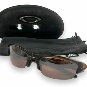 美品 OAKLEY FLAK JACKET オークリー フラックジャケット 12-901J サングラス 眼鏡 アイウェア ファッション スポーツ 保存袋 ブラウン