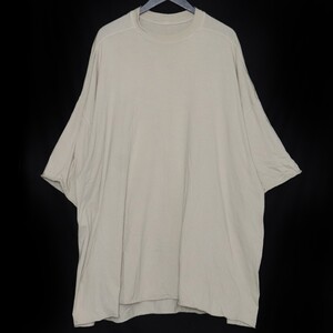 RICK OWENS トミーTシャツ Fサイズ アイボリー RR01C4283-RN リックオウエンス TOMMY TEE 半袖カットソー