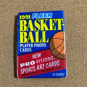 1991 Fleer basketball card 1パック　NBA マイケルジョーダン　 Michael Jordan wax pack ワックスパック　未開封