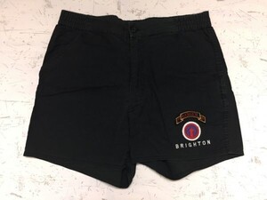 ブライトン BRIGHTON レトロ スポーツ 1st RANGER BN ハーフ ショートパンツ メンズ ワッペン 黒