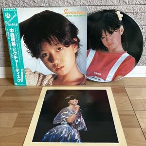 美盤◆帯付き◆12inch ピクチャー盤◆中森明菜(Akina Nakamori)「Seventeen」◆1982年 L-6501◆少女A スローモーション 和モノ LP CITY POP