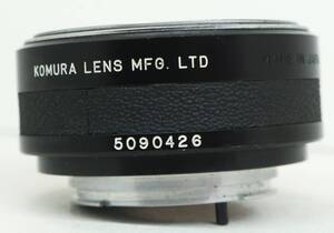 ☆外観美品・人気の望遠レンズ(2倍望遠)☆　ミノルタMDマウント用 KOMURA LENS TELEMORE 95 II FOR SR (I0680)